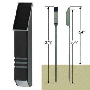 StarLight & Stake Package - Black Classic - Solar Powered LED Accent Light